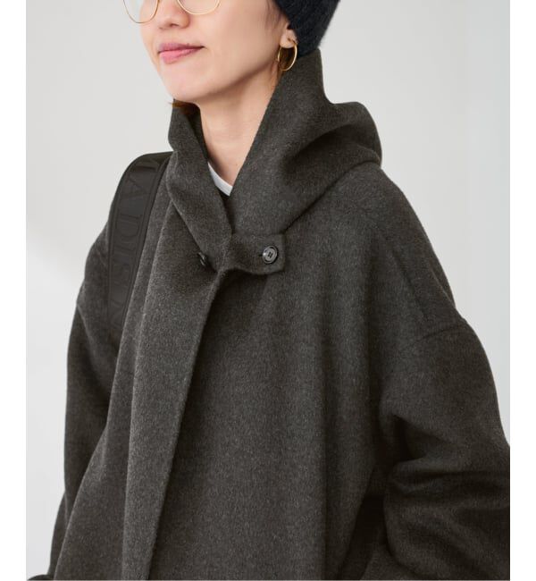 FRAMeWORK「SUPER160'sフーディショートコート」|その他|