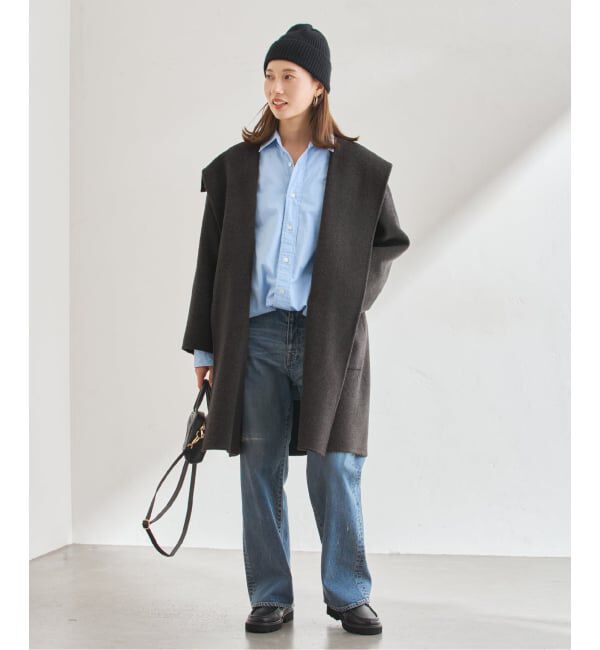 FRAMeWORK「SUPER160'sフーディショートコート」|その他|