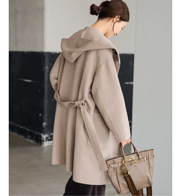 FRAMeWORK「SUPER160'sフーディショートコート」|その他|