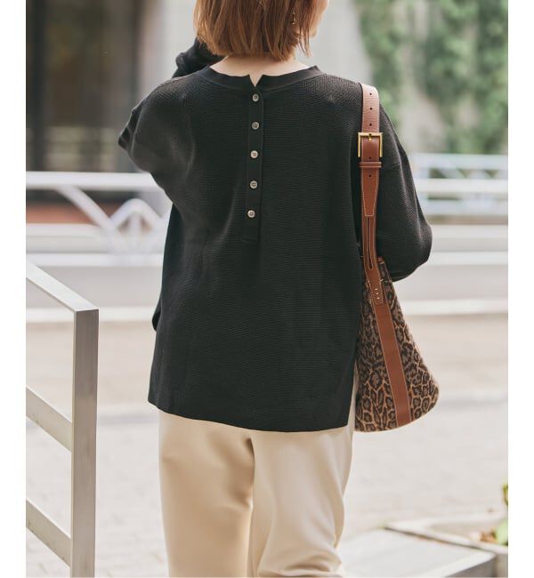 Spick and Span「前後2WAYワッフルプルオーバー」|ニット・セーター|