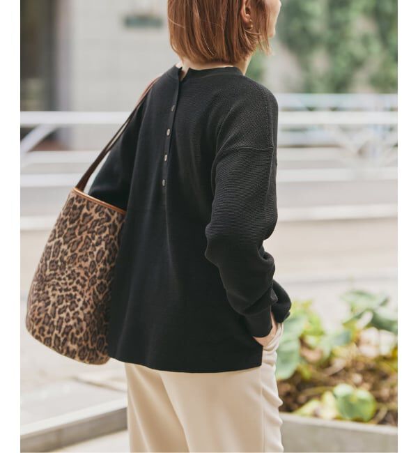 Spick and Span「前後2WAYワッフルプルオーバー」|ニット・セーター|