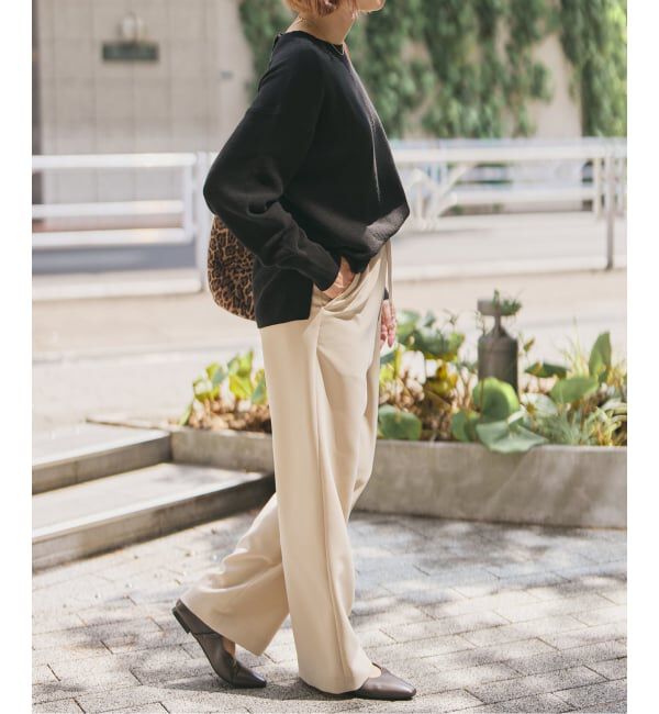 Spick and Span「前後2WAYワッフルプルオーバー」|ニット・セーター|