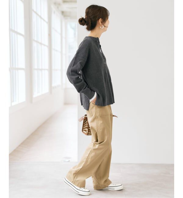 Spick and Span「前後2WAYワッフルプルオーバー」|ニット・セーター|