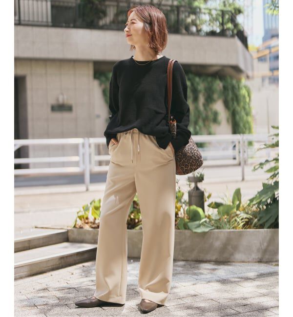 Spick and Span「前後2WAYワッフルプルオーバー」|ニット・セーター|