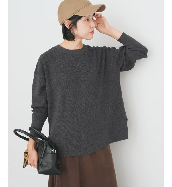 Spick and Span「前後2WAYワッフルプルオーバー」|ニット・セーター|