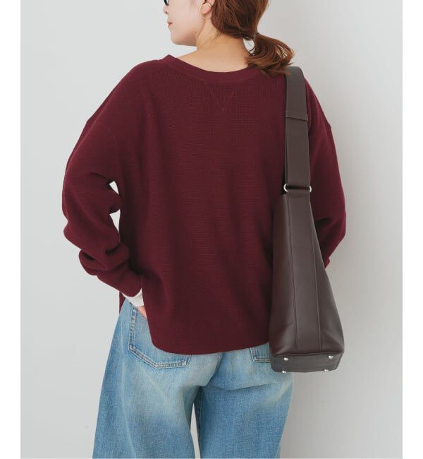 Spick and Span「前後2WAYワッフルプルオーバー」|ニット・セーター|