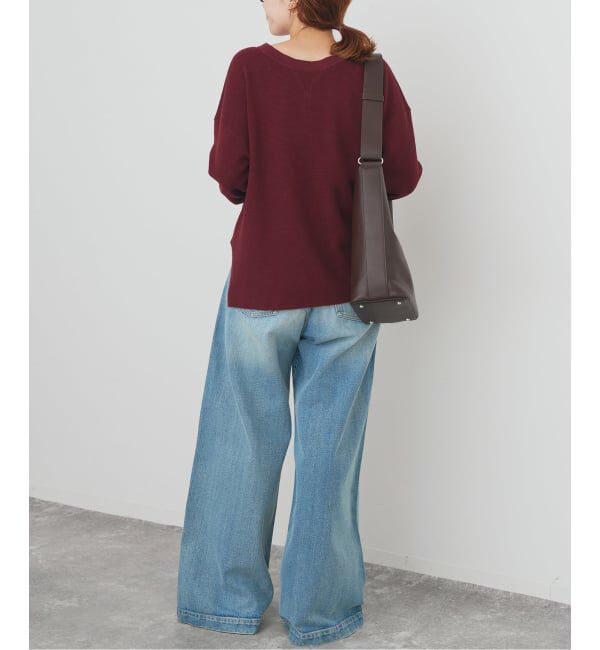 Spick and Span「前後2WAYワッフルプルオーバー」|ニット・セーター|