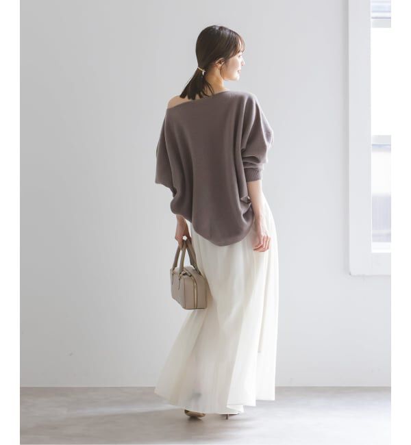 NOBLE「《WEB限定カラー・追加4》ファインウールドルマンプルオーバー」|ニット・セーター|