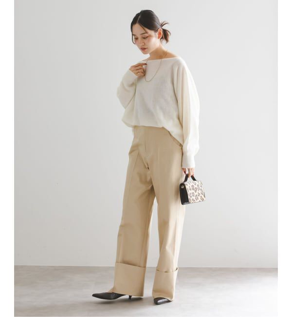 NOBLE「《WEB限定カラー・追加4》ファインウールドルマンプルオーバー」|ニット・セーター|