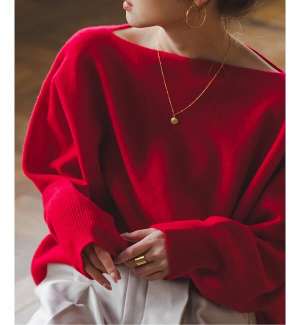 NOBLE「《WEB限定カラー・追加4》ファインウールドルマンプルオーバー」|ニット・セーター|