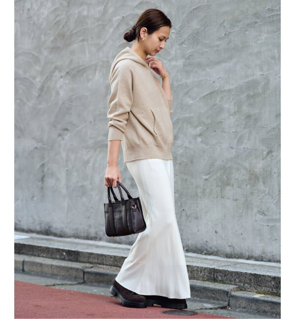 FRAMeWORK「≪追加≫圧縮ウールフードプルオーバー」|ニット・セーター|