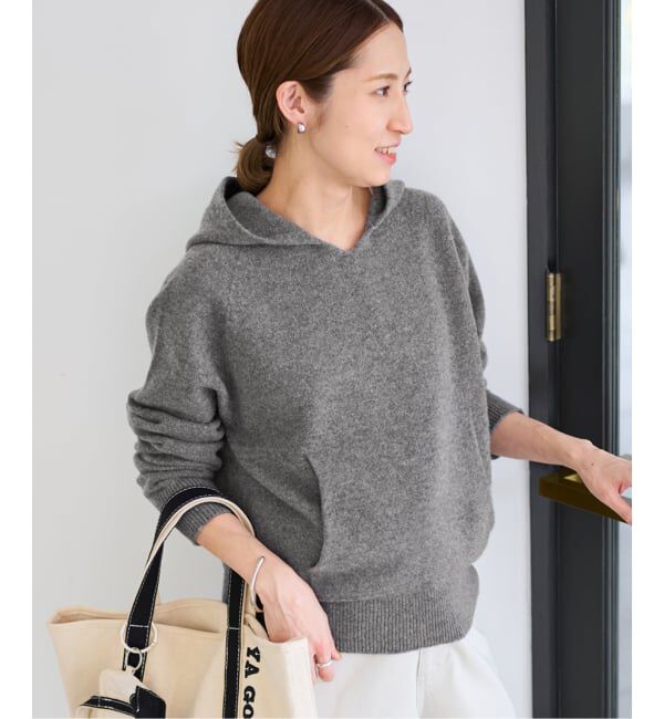 FRAMeWORK「≪追加≫圧縮ウールフードプルオーバー」|ニット・セーター|