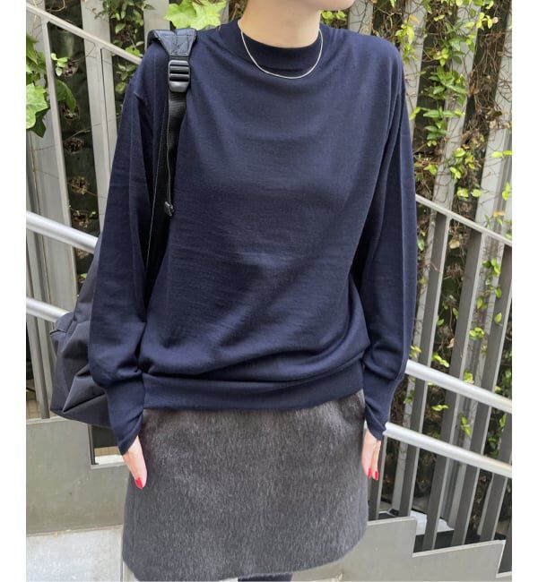 Spick and Span「《WEB限定 / 追加3》18G クルーネックプルオーバー」|ニット・セーター|