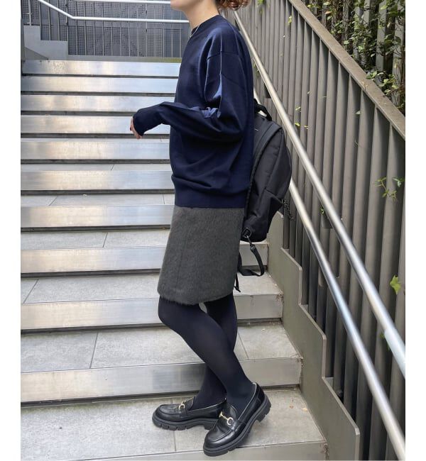 Spick and Span「《WEB限定 / 追加3》18G クルーネックプルオーバー」|ニット・セーター|