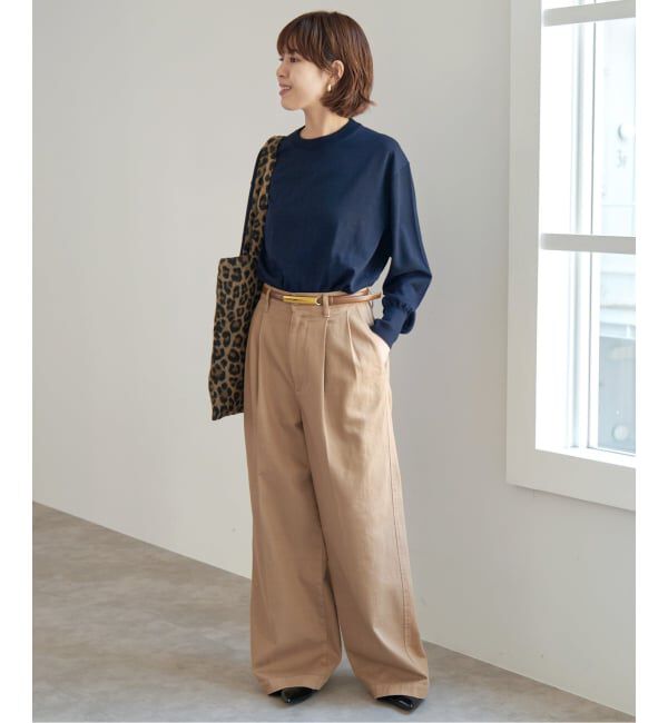 Spick and Span「《WEB限定 / 追加3》18G クルーネックプルオーバー」|ニット・セーター|