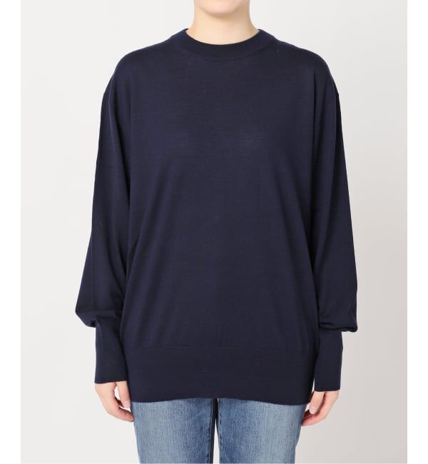 Spick and Span「《WEB限定 / 追加3》18G クルーネックプルオーバー」|ニット・セーター|