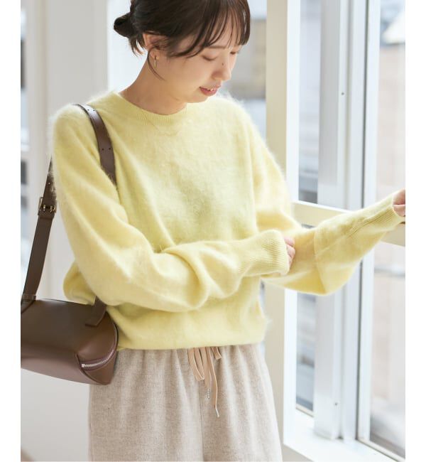 Spick and Span「ファーカシミヤクルーネックプルオーバー」|ニット・セーター|