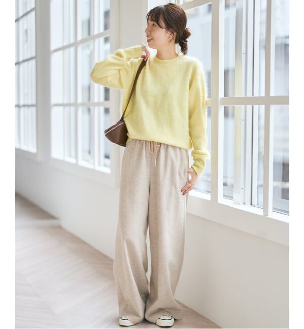 Spick and Span「ファーカシミヤクルーネックプルオーバー」|ニット・セーター|