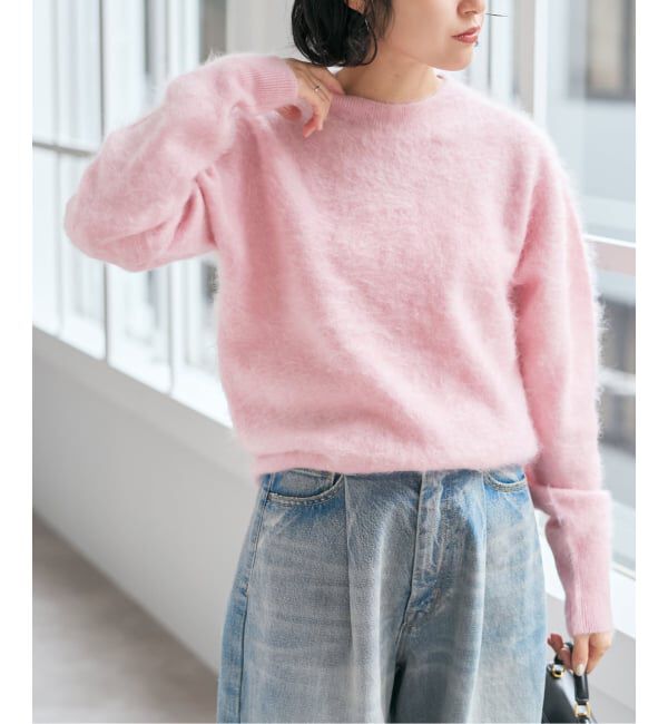 Spick and Span「ファーカシミヤクルーネックプルオーバー」|ニット・セーター|
