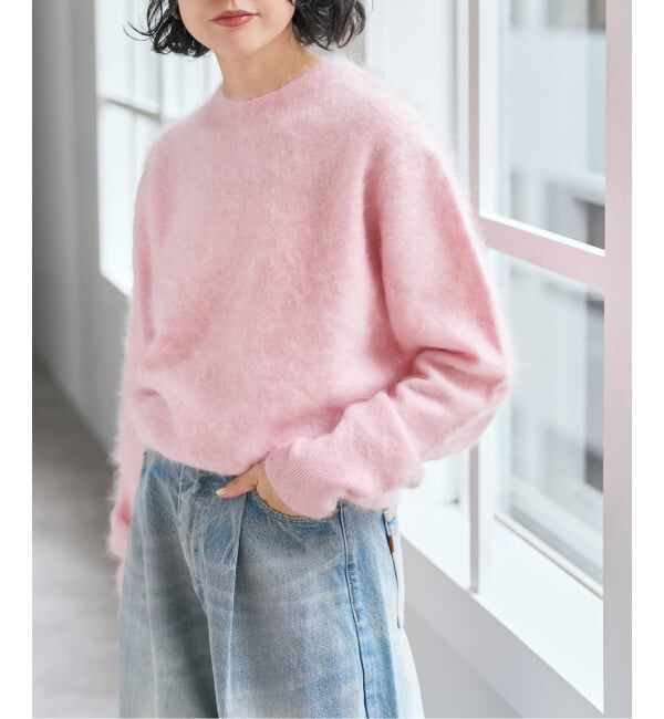 Spick and Span「ファーカシミヤクルーネックプルオーバー」|ニット・セーター|