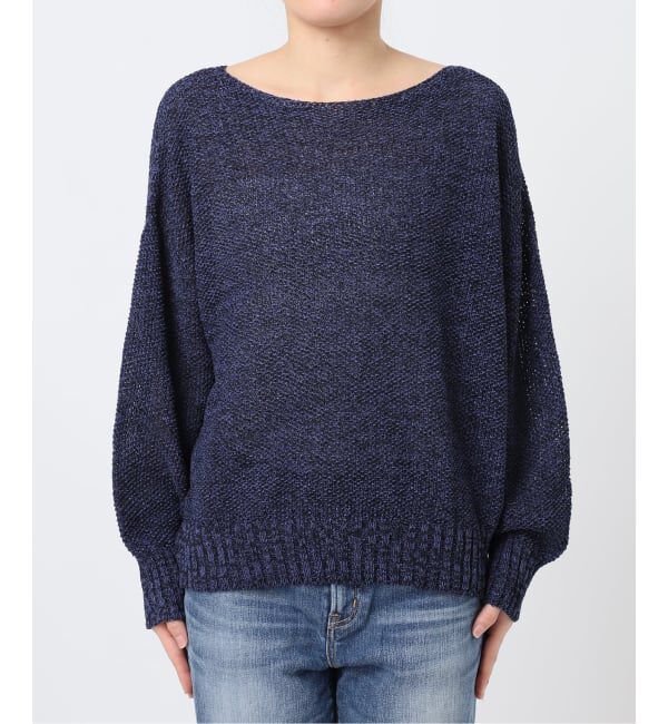 Spick and Span「《WEB限定カラー有り / 追加予約》ペーパーヤーン2WAYルーズプルオーバー」|ニット・セーター|