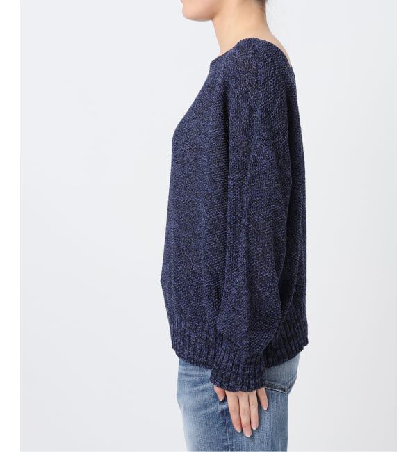 Spick and Span「《WEB限定カラー有り / 追加予約》ペーパーヤーン2WAYルーズプルオーバー」|ニット・セーター|