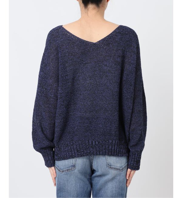 Spick and Span「《WEB限定カラー有り / 追加予約》ペーパーヤーン2WAYルーズプルオーバー」|ニット・セーター|