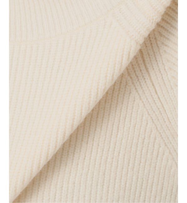  「【洗える】オフネックレースニット」|ニット・セーター|