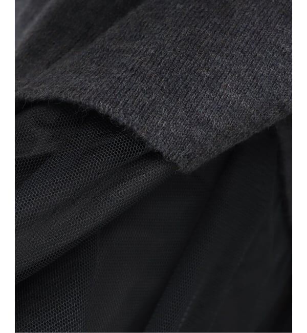  「【洗える】TORRAZZO DONNA/トラッゾドンナ ニット&times;チュール ワンピース」|ワンピース|