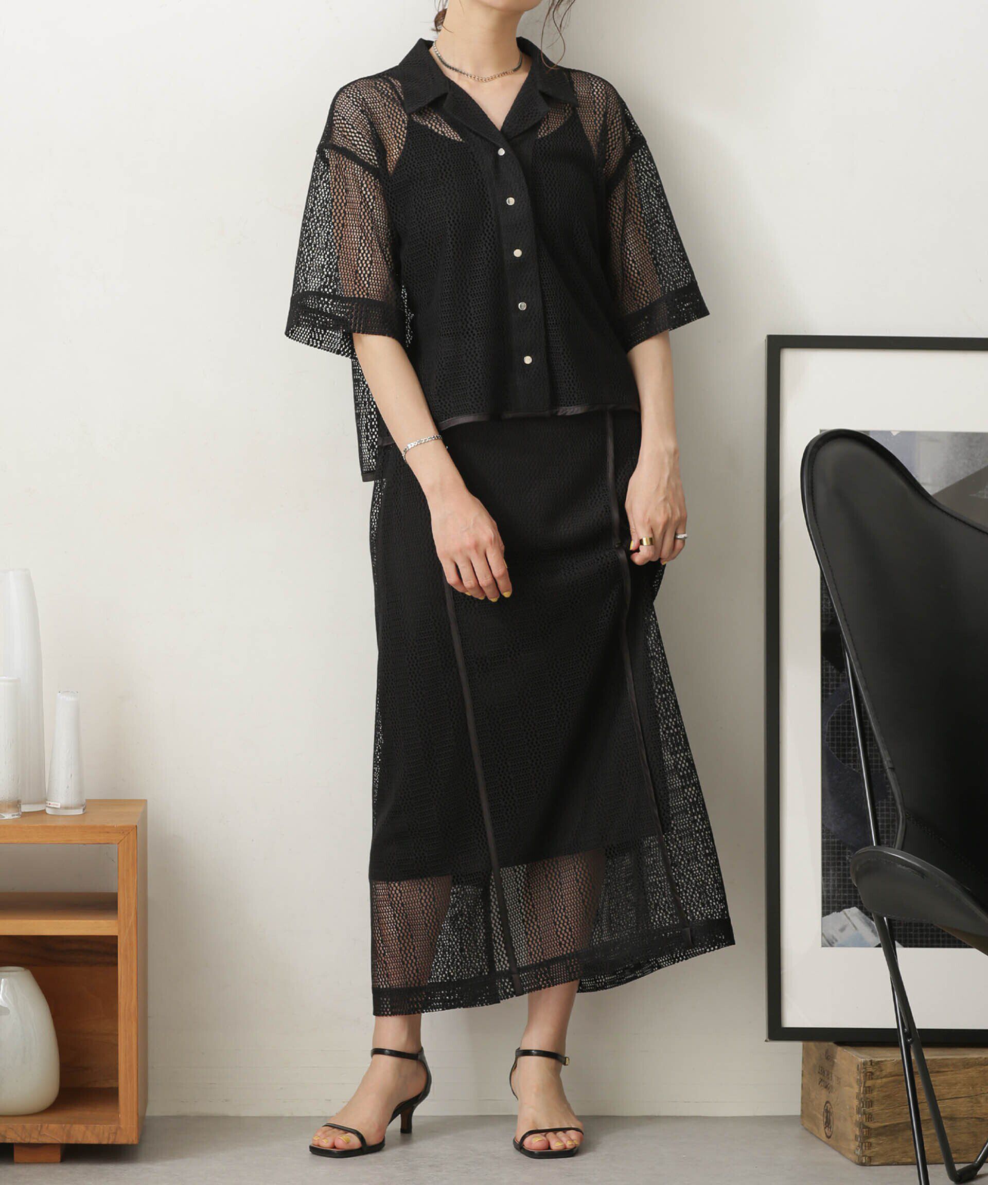 nano･universe「LB.03/ラッセルレースIラインスカート(セットアップ可)」|スカート|