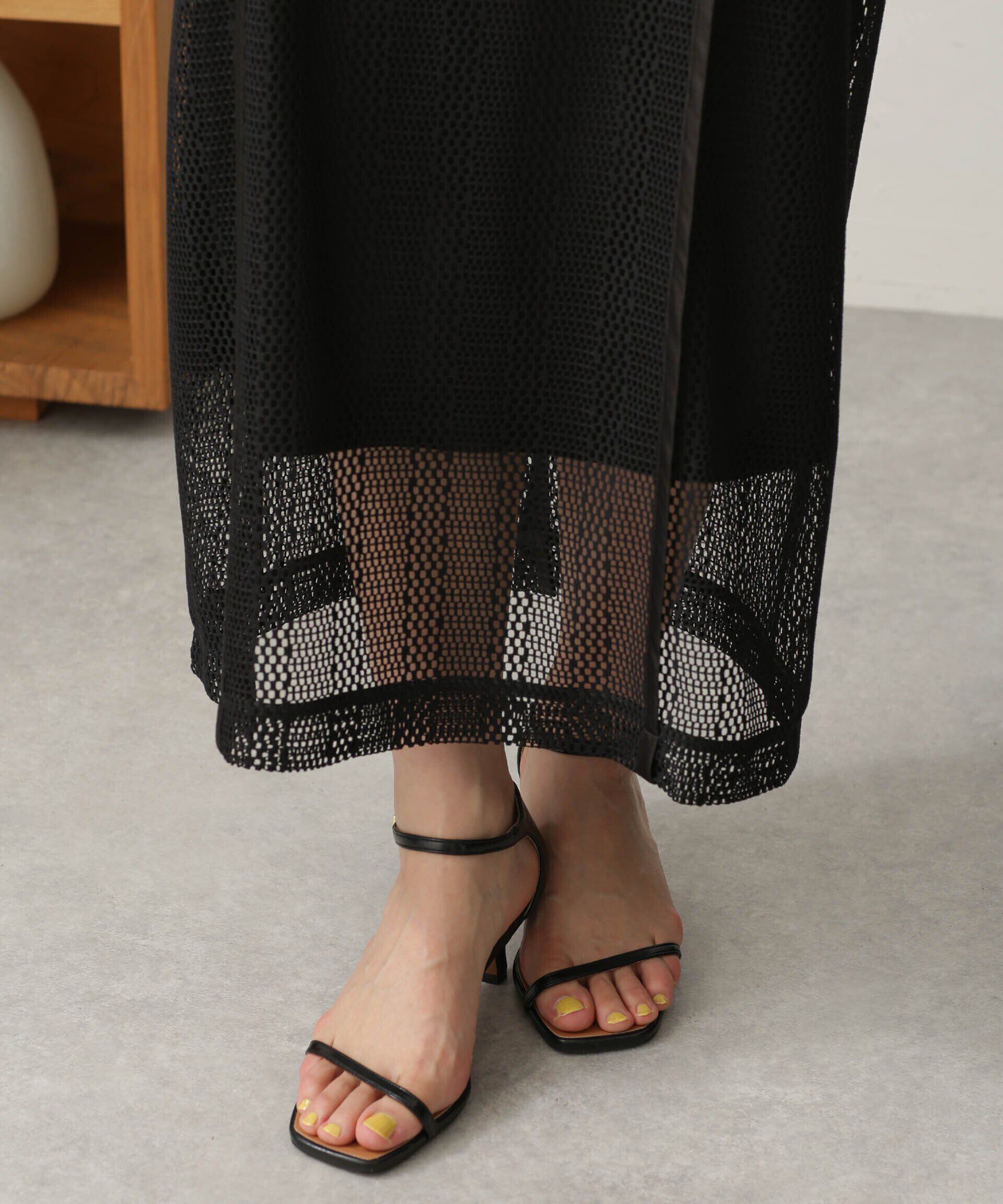 nano･universe「LB.03/ラッセルレースIラインスカート(セットアップ可)」|スカート|