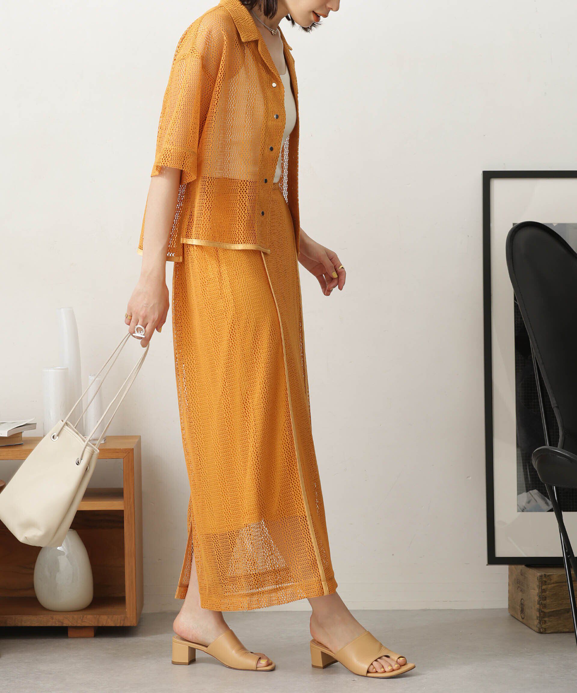 nano･universe「LB.03/ラッセルレースIラインスカート(セットアップ可)」|スカート|