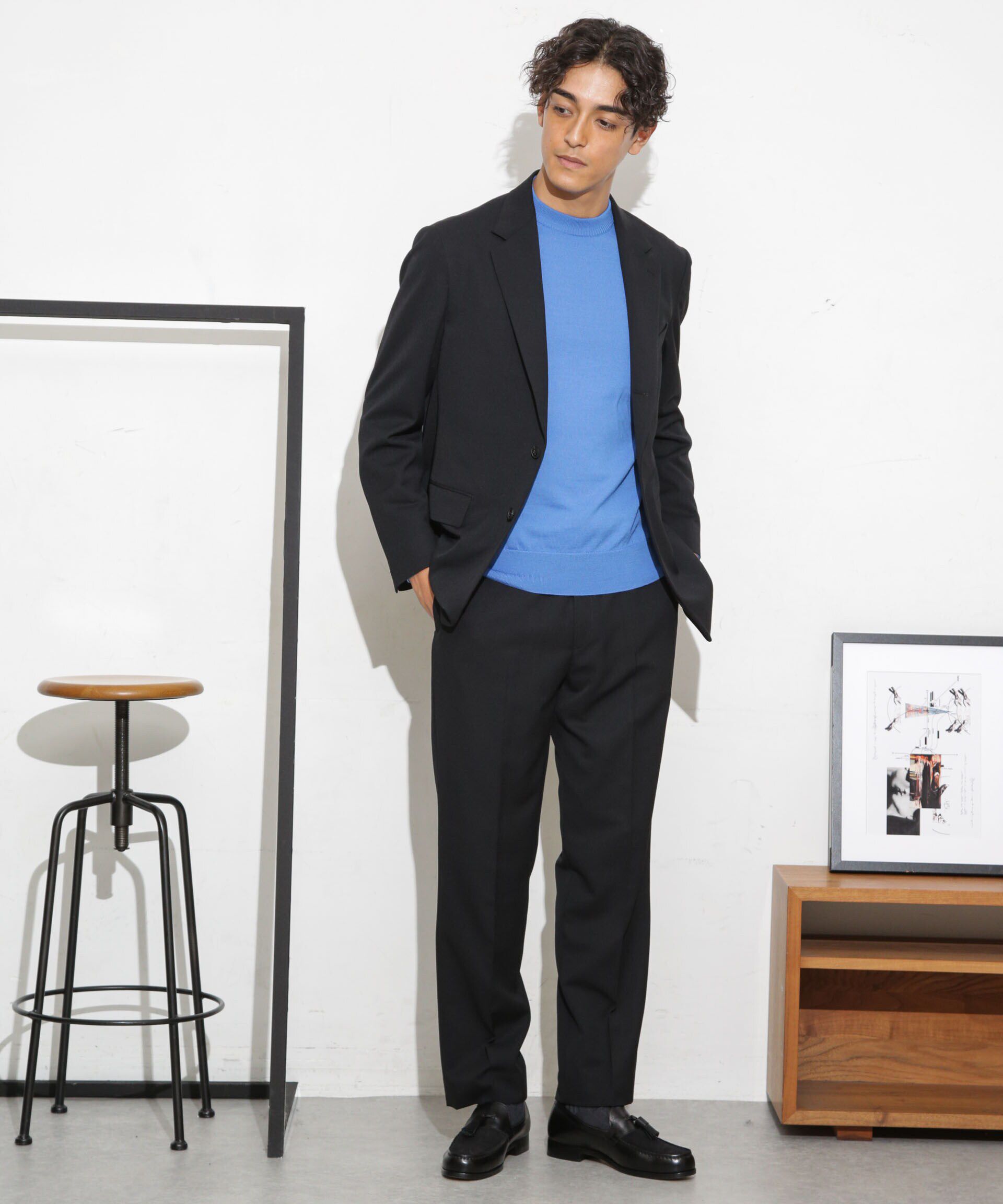 nano･universe「｢ESSENTIAL LINE｣TWソリッドトラウザー」|スーツ|