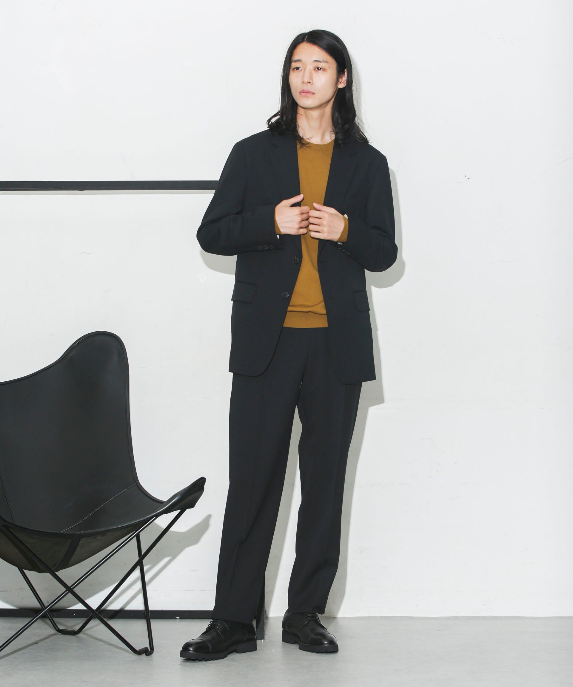 nano･universe「｢ESSENTIAL LINE｣TWソリッドトラウザー」|スーツ|