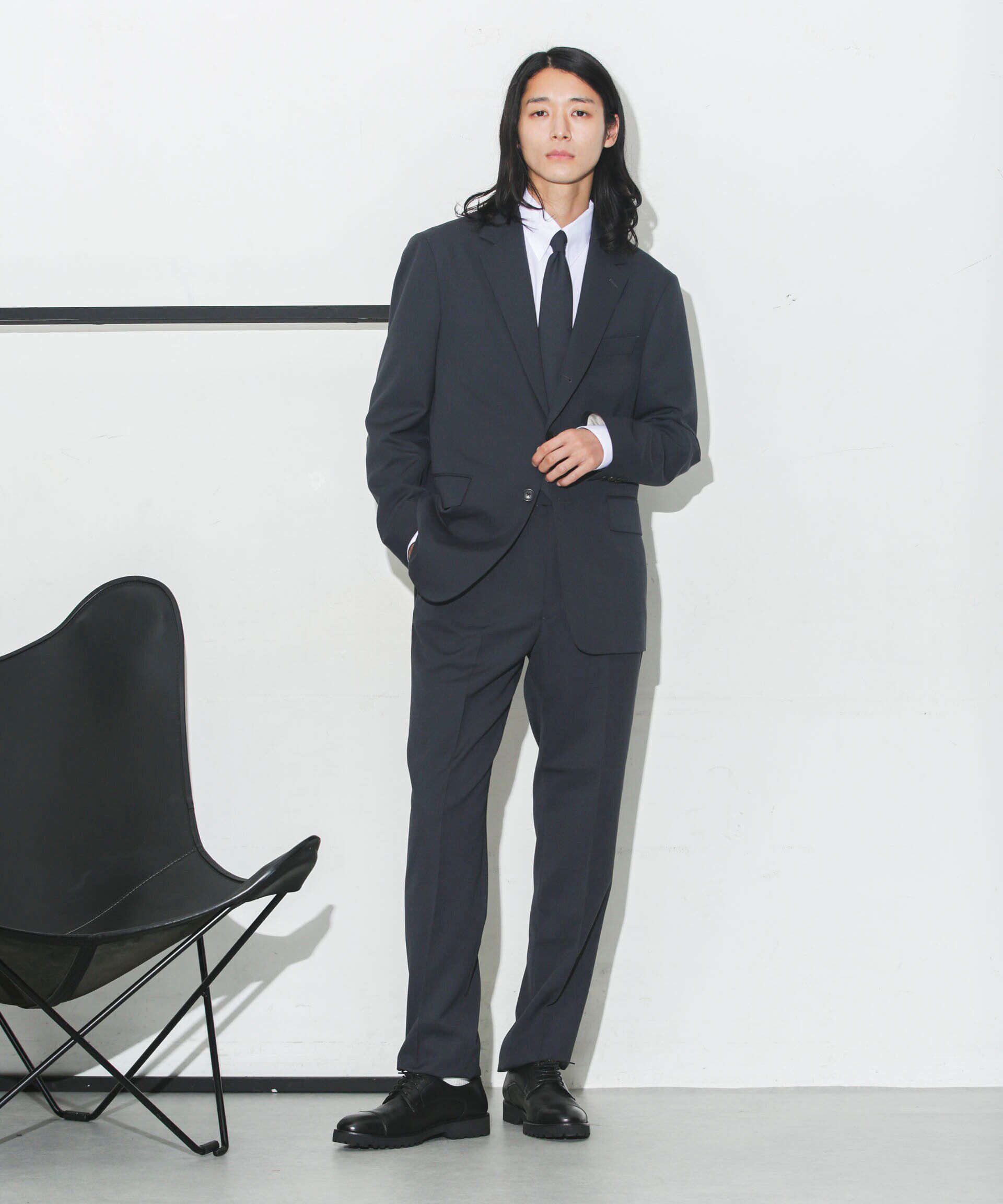 nano･universe「｢ESSENTIAL LINE｣TWソリッドトラウザー」|スーツ|