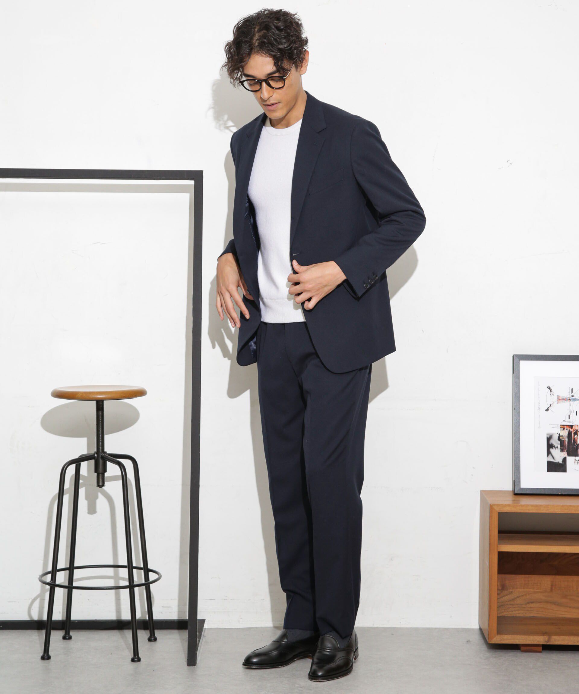 nano･universe「｢ESSENTIAL LINE｣TWソリッドトラウザー」|スーツ|