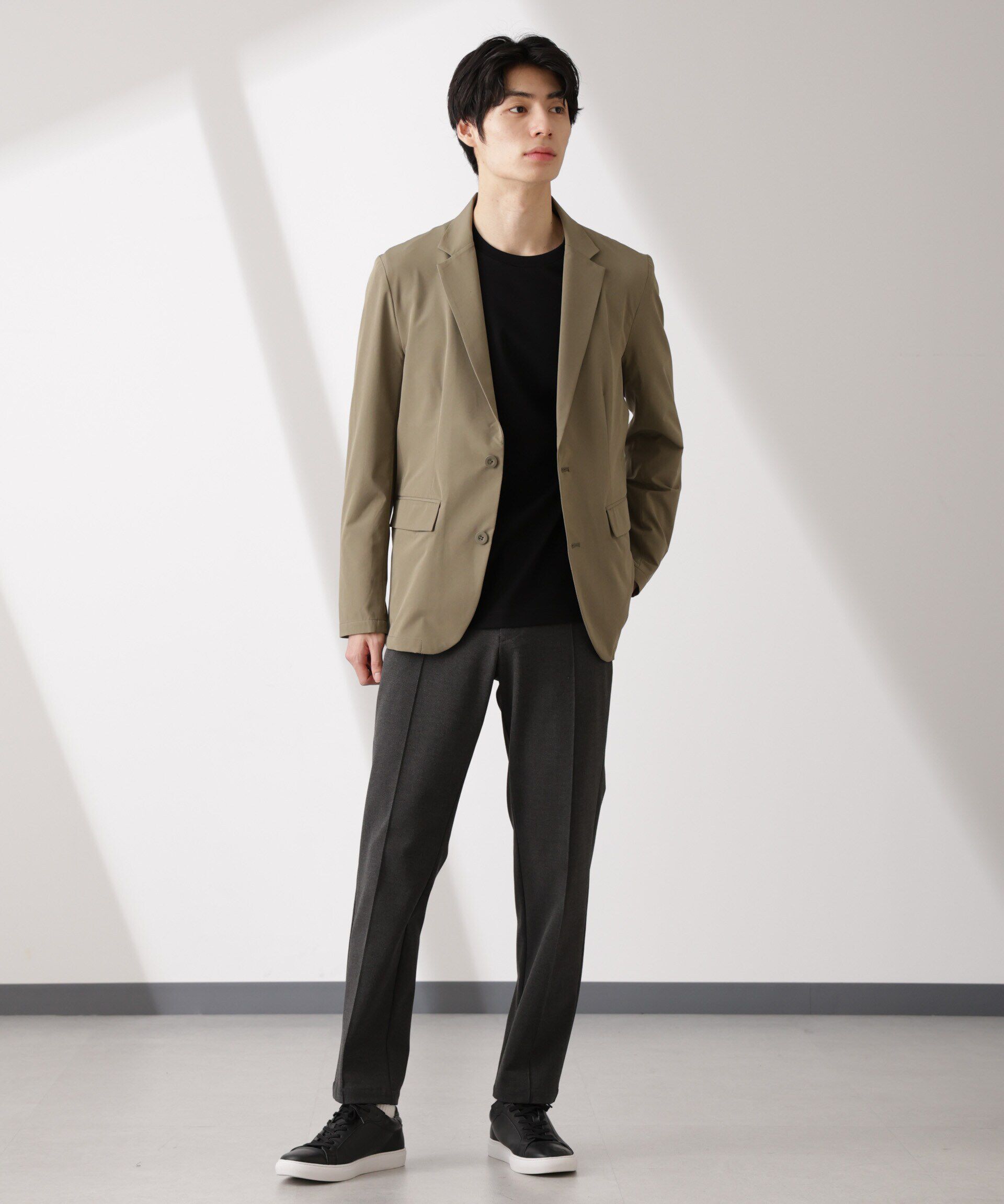 nano･universe「ライトウェイトストレッチ ジャケット(セットアップ可)」|テーラードジャケット|