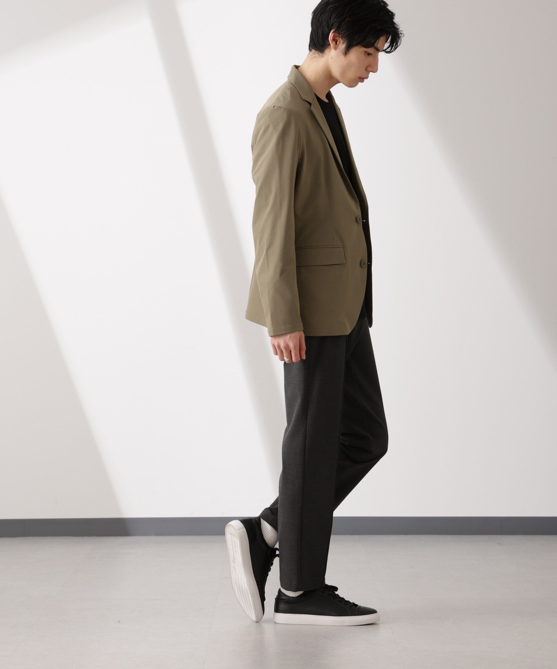nano･universe「ライトウェイトストレッチ ジャケット(セットアップ可)」|テーラードジャケット|
