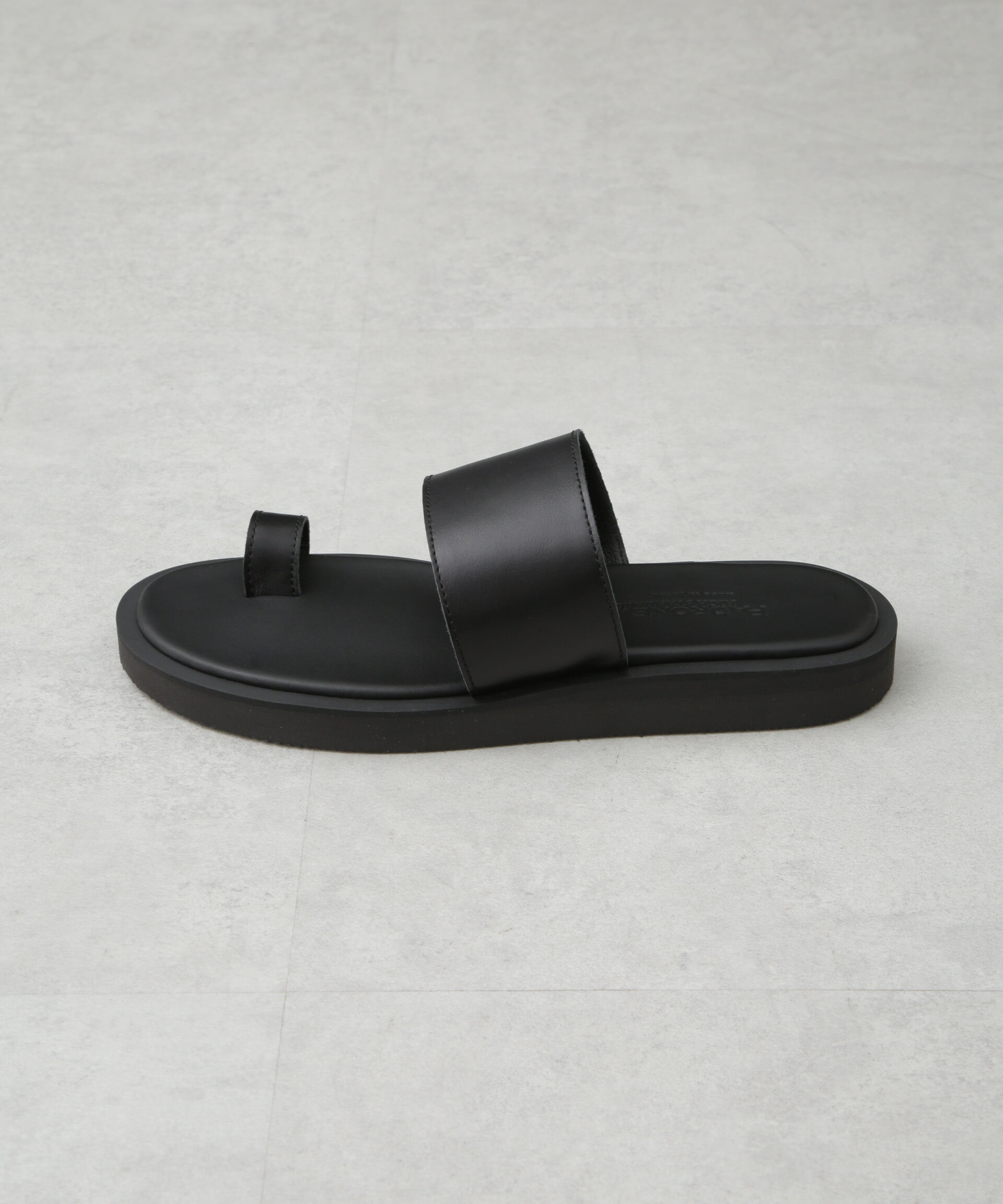 nano･universe「PADRONE THE STANDARD LINE/別注 THONG SANDAL / 指ぬきレザーサンダル」|サンダル|