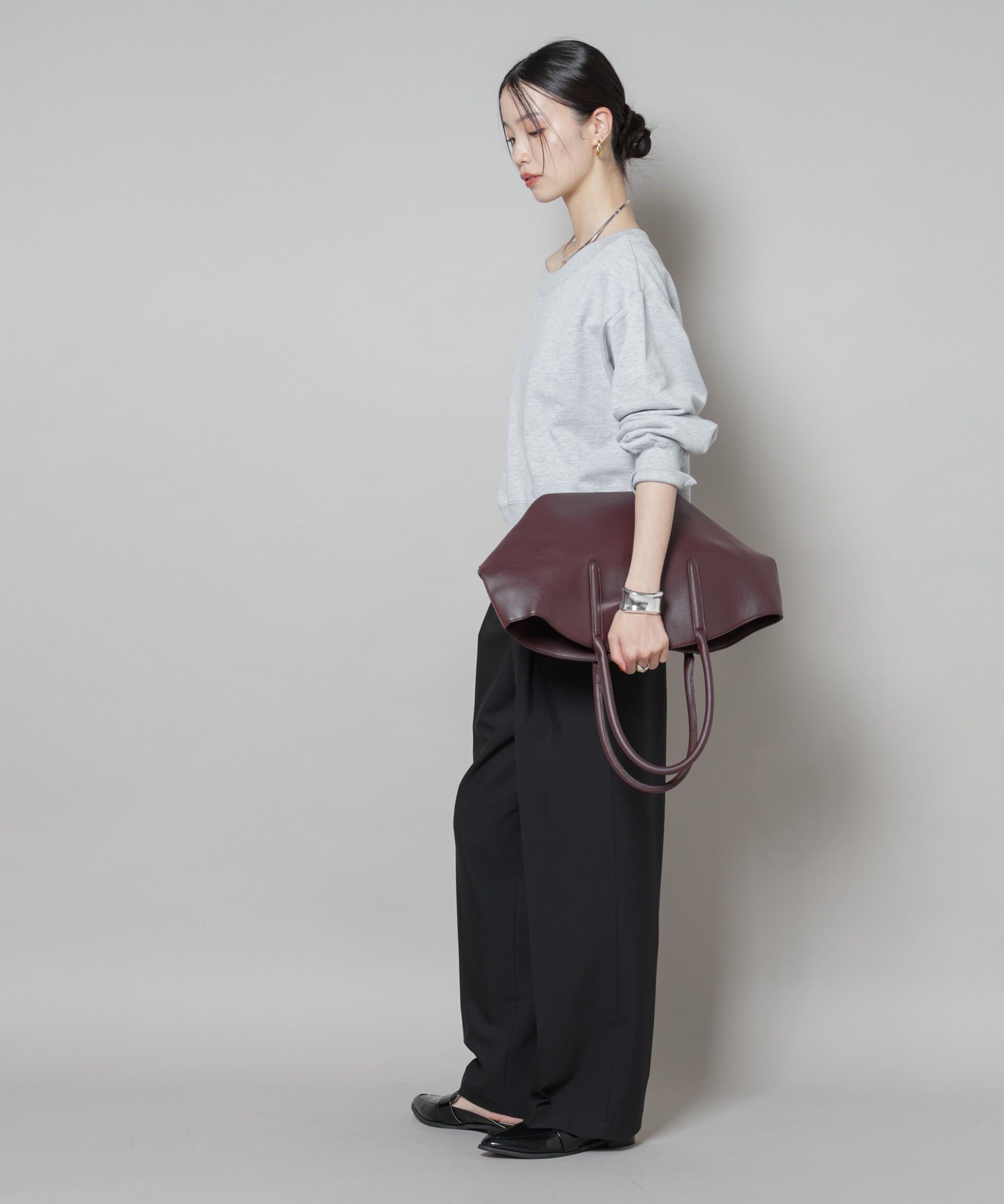 nano･universe「ラウンドシンプルトートバッグ」|ショルダー・メッセンジャー|