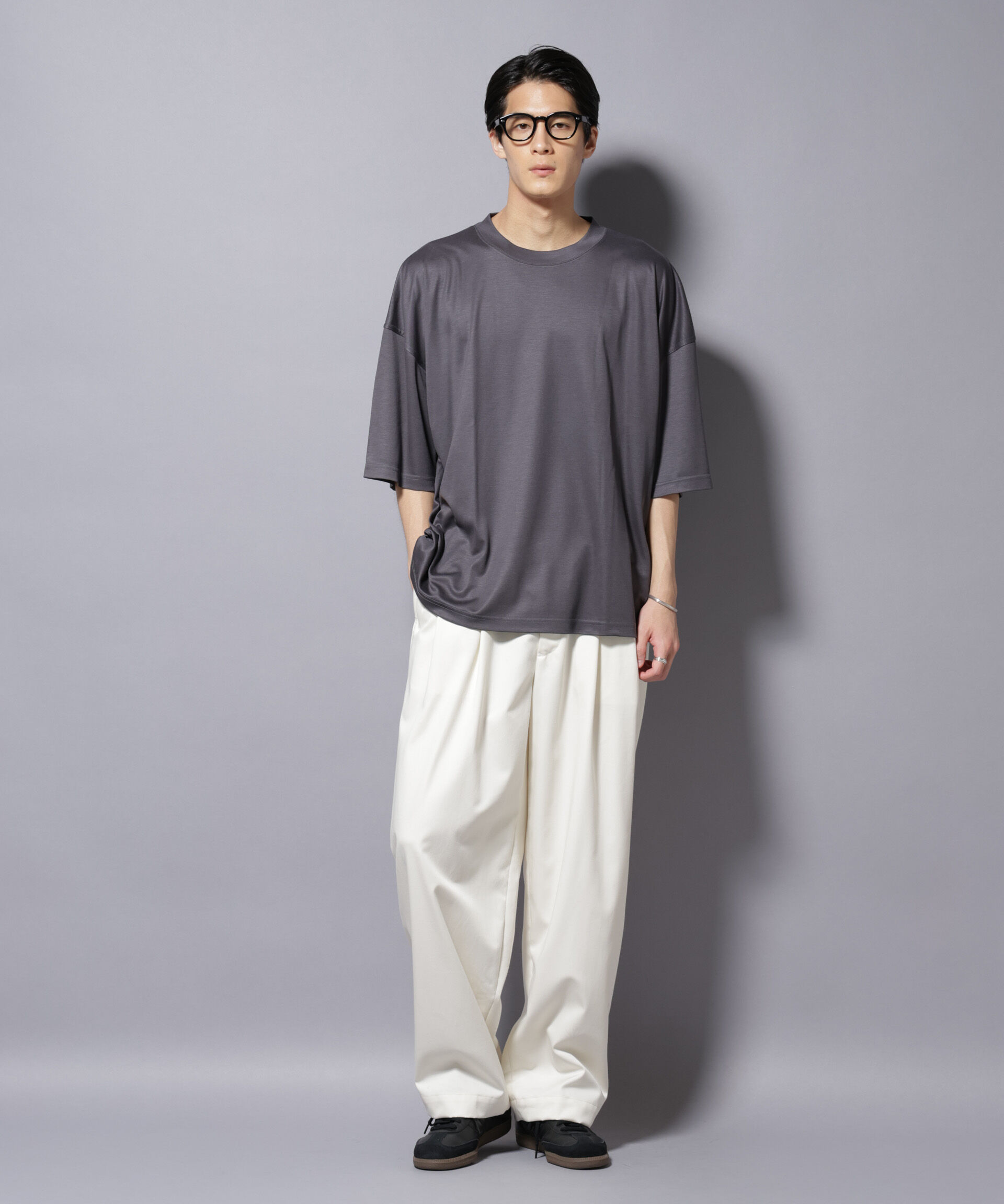 nano･universe「MIYATA&times;NANO JAPAN MADE キュプラ混 Tシャツ」|Tシャツ・カットソー|