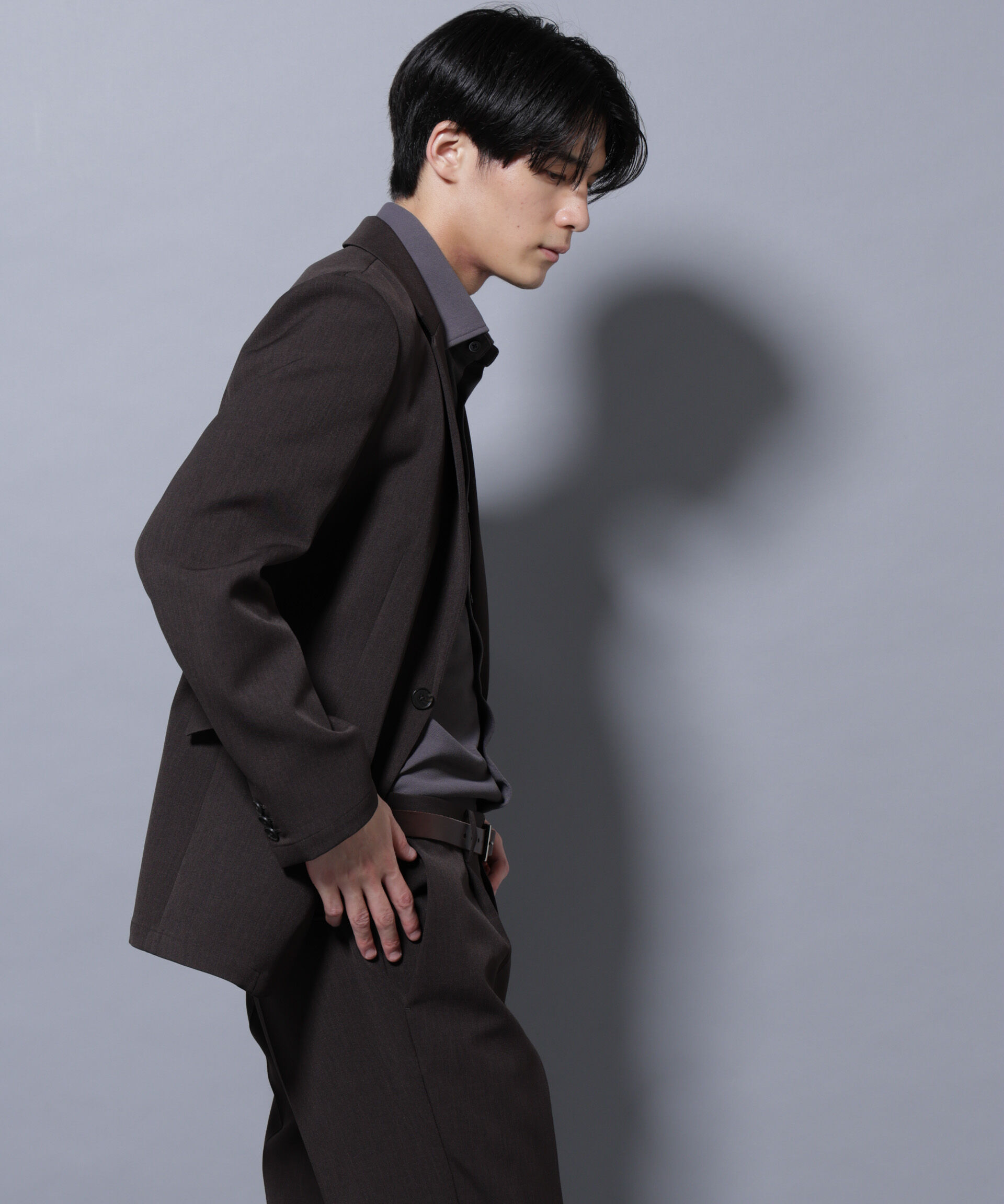 nano･universe「｢Damerino｣ReflaxR ダブルクロスウェザーセットアップ」|スーツ|