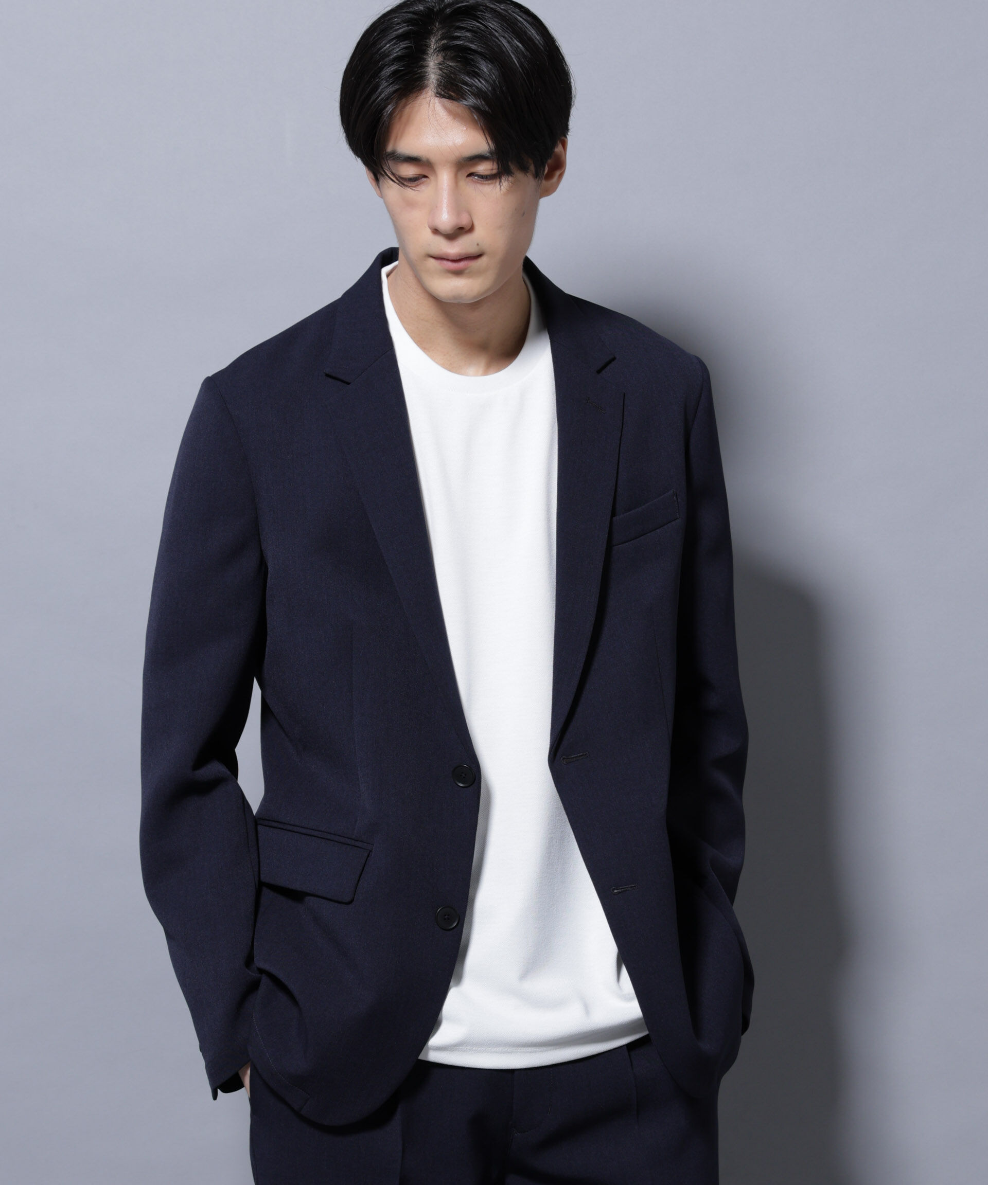 nano･universe「｢Damerino｣ReflaxR ダブルクロスウェザーセットアップ」|スーツ|