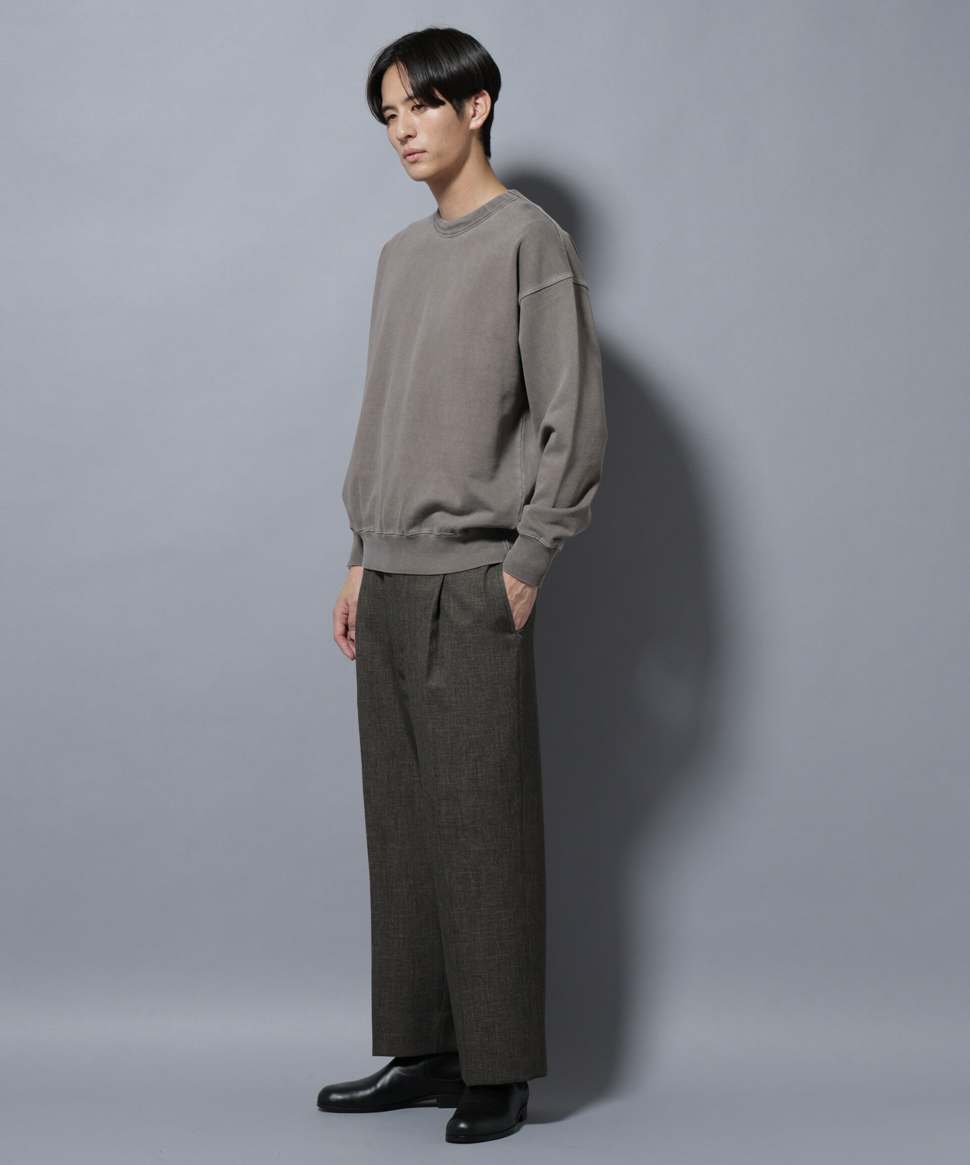 nano･universe「ヴィンテージライク クルーネックスウェット」|Tシャツ・カットソー|