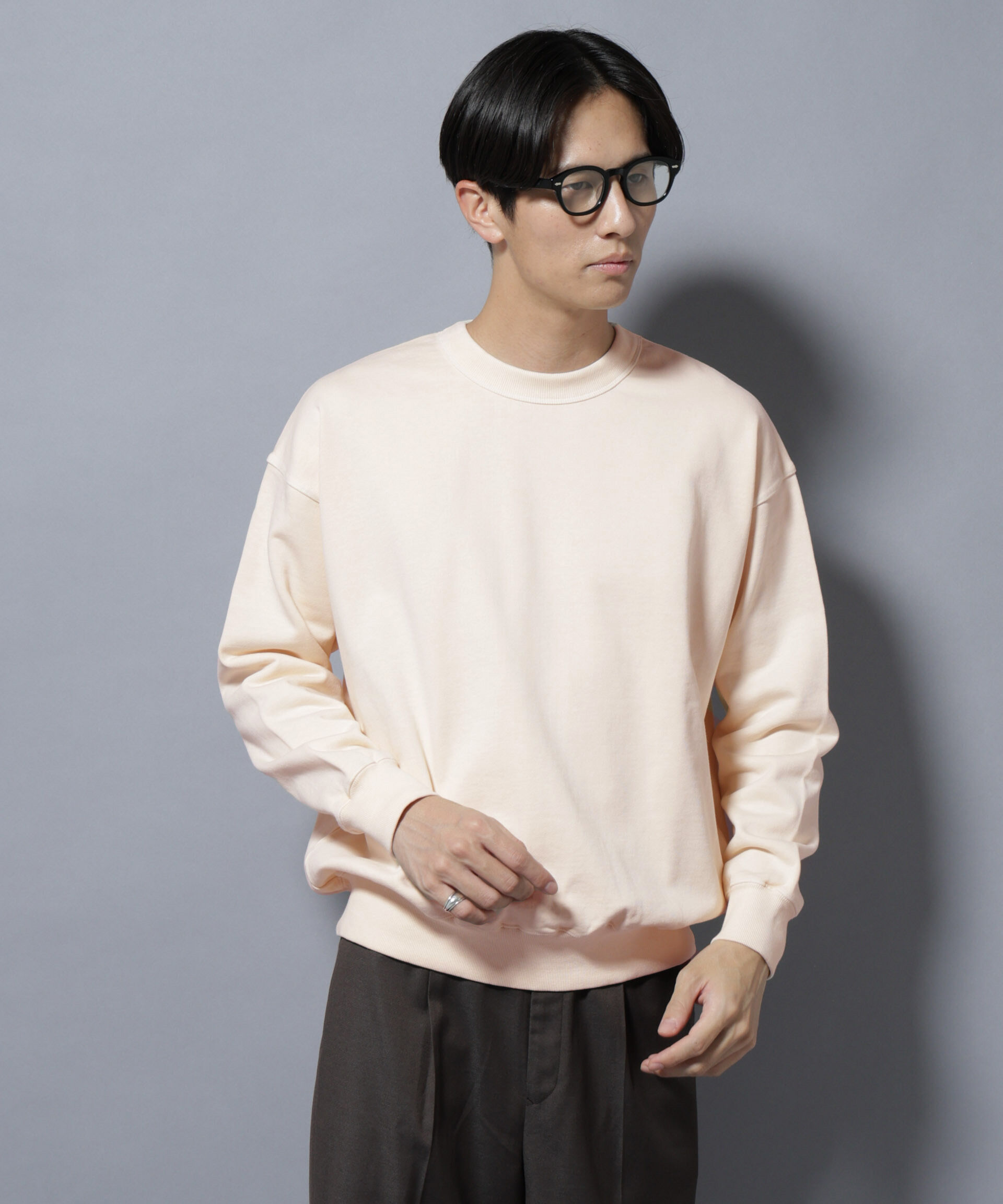 nano･universe「ヴィンテージライク クルーネックスウェット」|Tシャツ・カットソー|