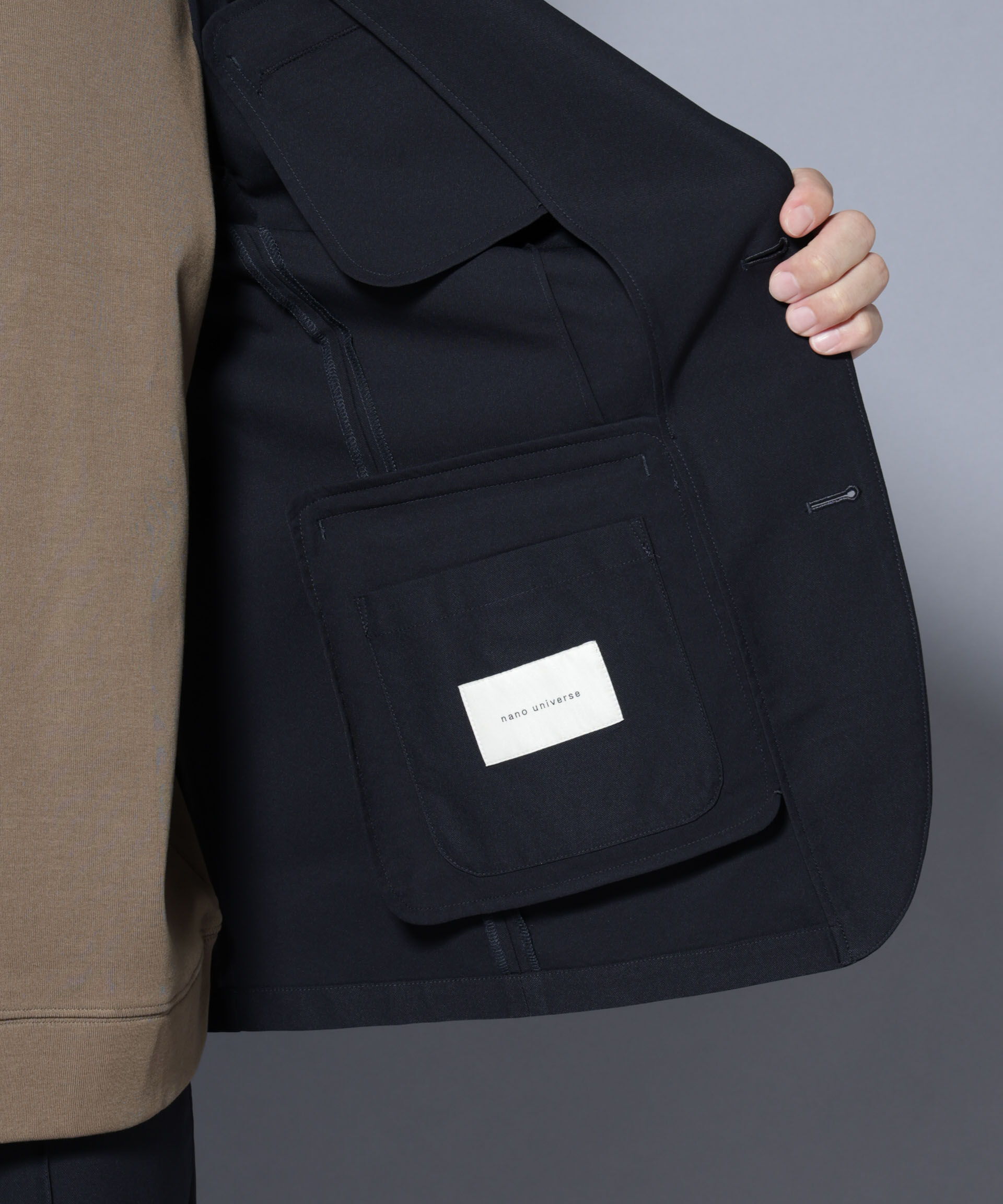 nano･universe「「N JACKET BASIC」SizeMoreTEXBRID(R)ストレッチジャケット(セットアップ可）」|スーツ|