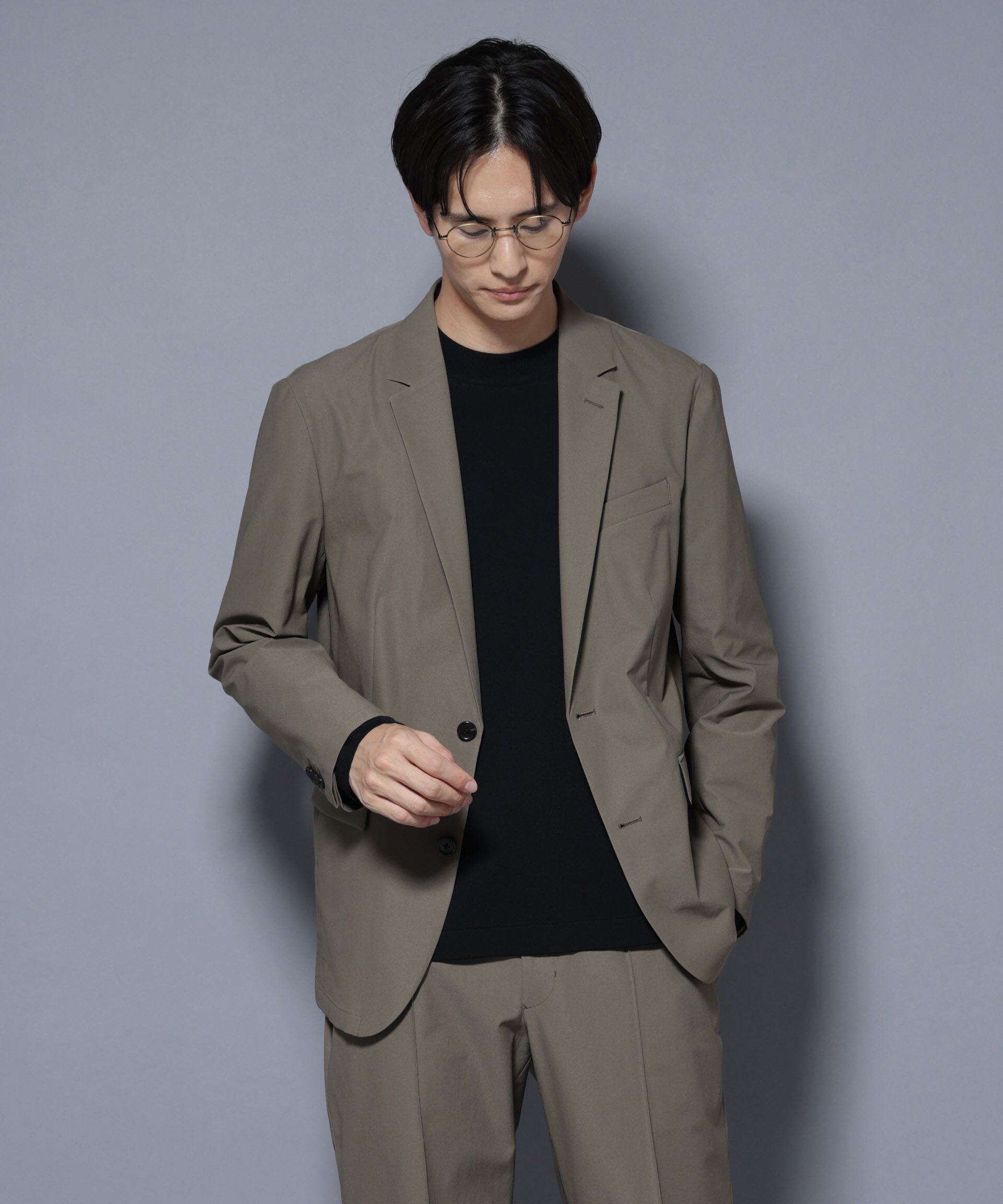 nano･universe「「N JACKET BASIC」SizeMoreTEXBRID(R)ストレッチジャケット(セットアップ可）」|スーツ|