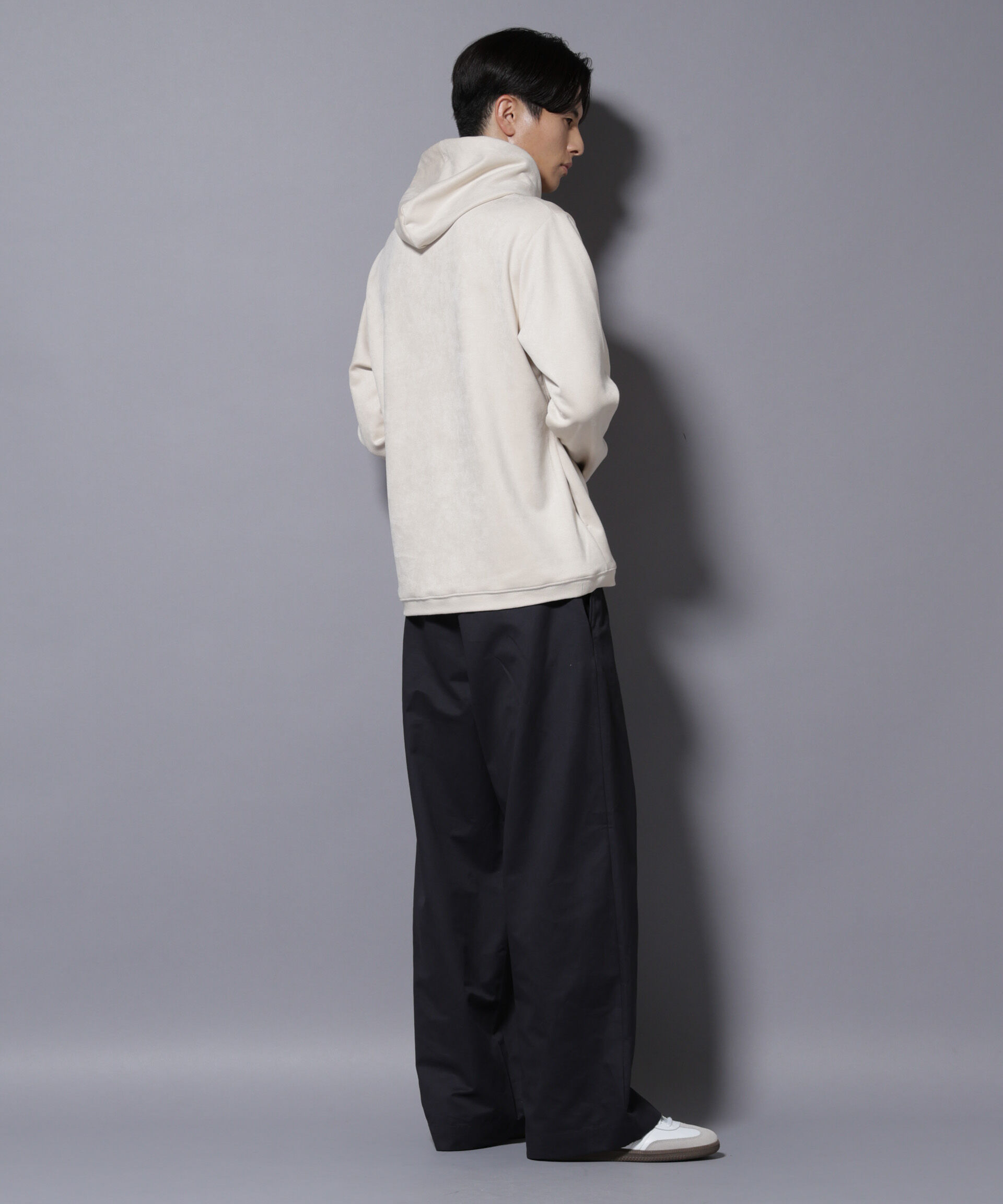 nano･universe「オイルドライクバギーパンツ」|チノ|