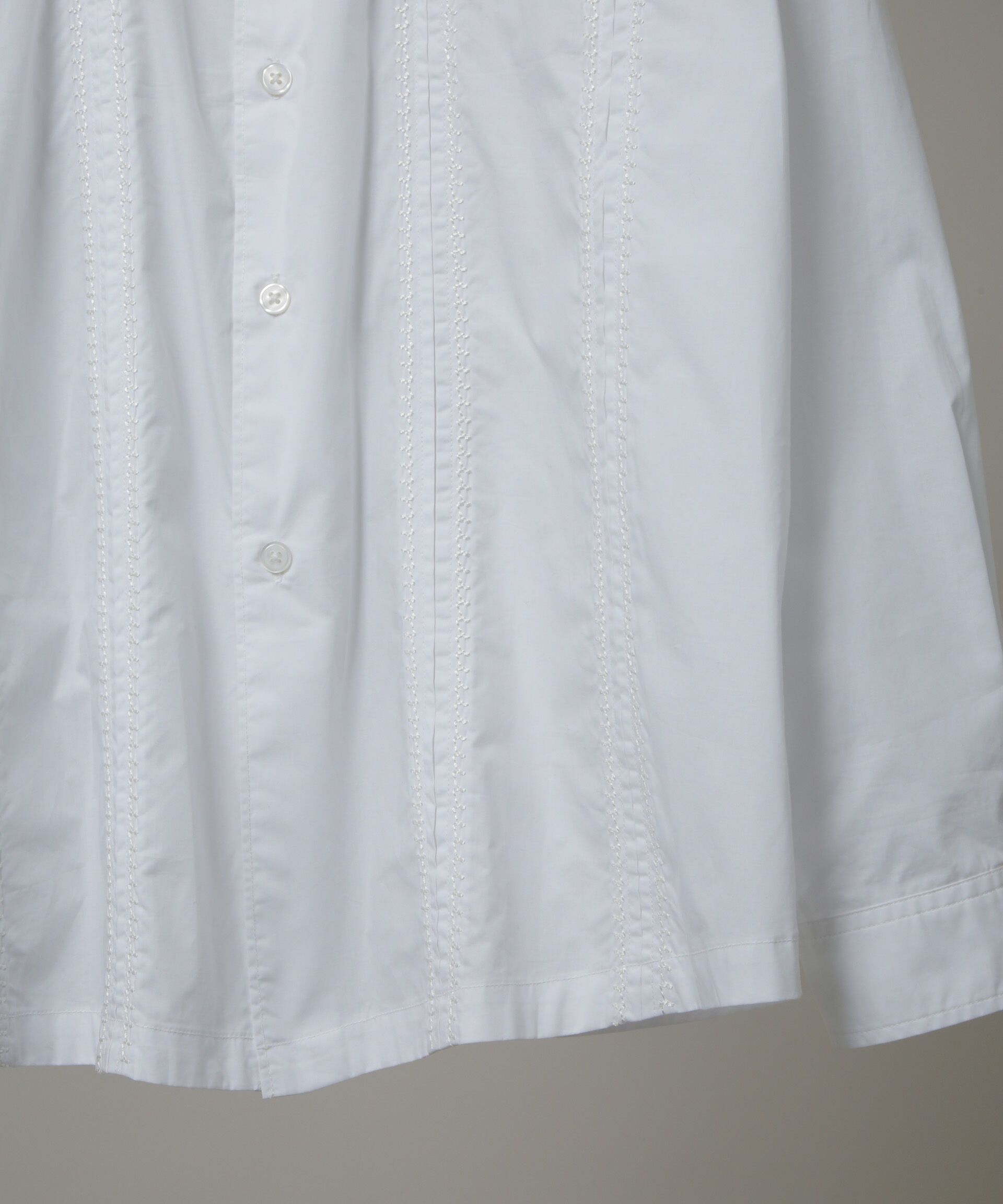  「「HOTEL LACE」デザインステッチロングスリーブシャツ」|シャツ・ブラウス|