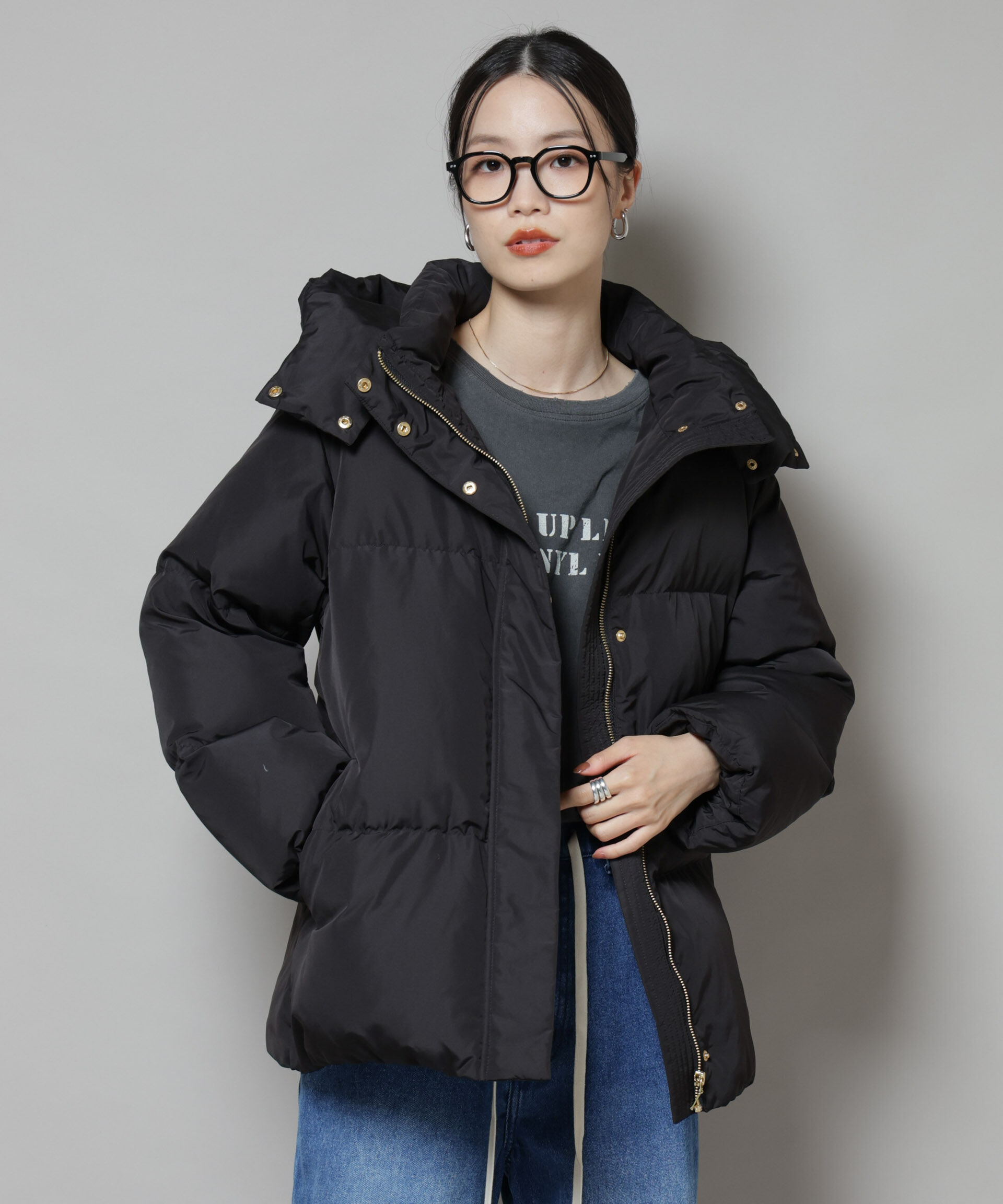 は*こ様 【近年モデル】ナノユニバース　2024AW 撥水加工 フードショートダ 撥水加工 フードショートダウンコート（nano・universe）｜ルミネの